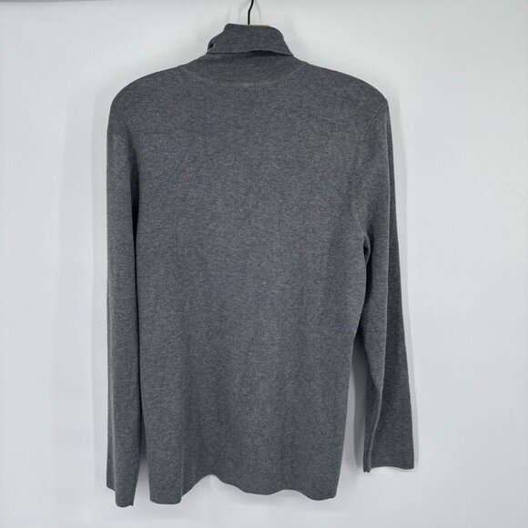 Chicos 3 womens Gray rachel Turtleneck Sweater long sleeve Size XL rayon - Picture 11 of 12